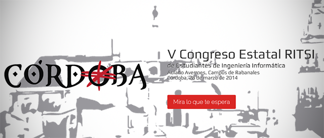 V Congreso Estatal RITSI de Estudiantes de Ingeniería Informática en Córdoba