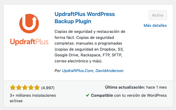 UpdraftPlus WordPress Backup Plugin 